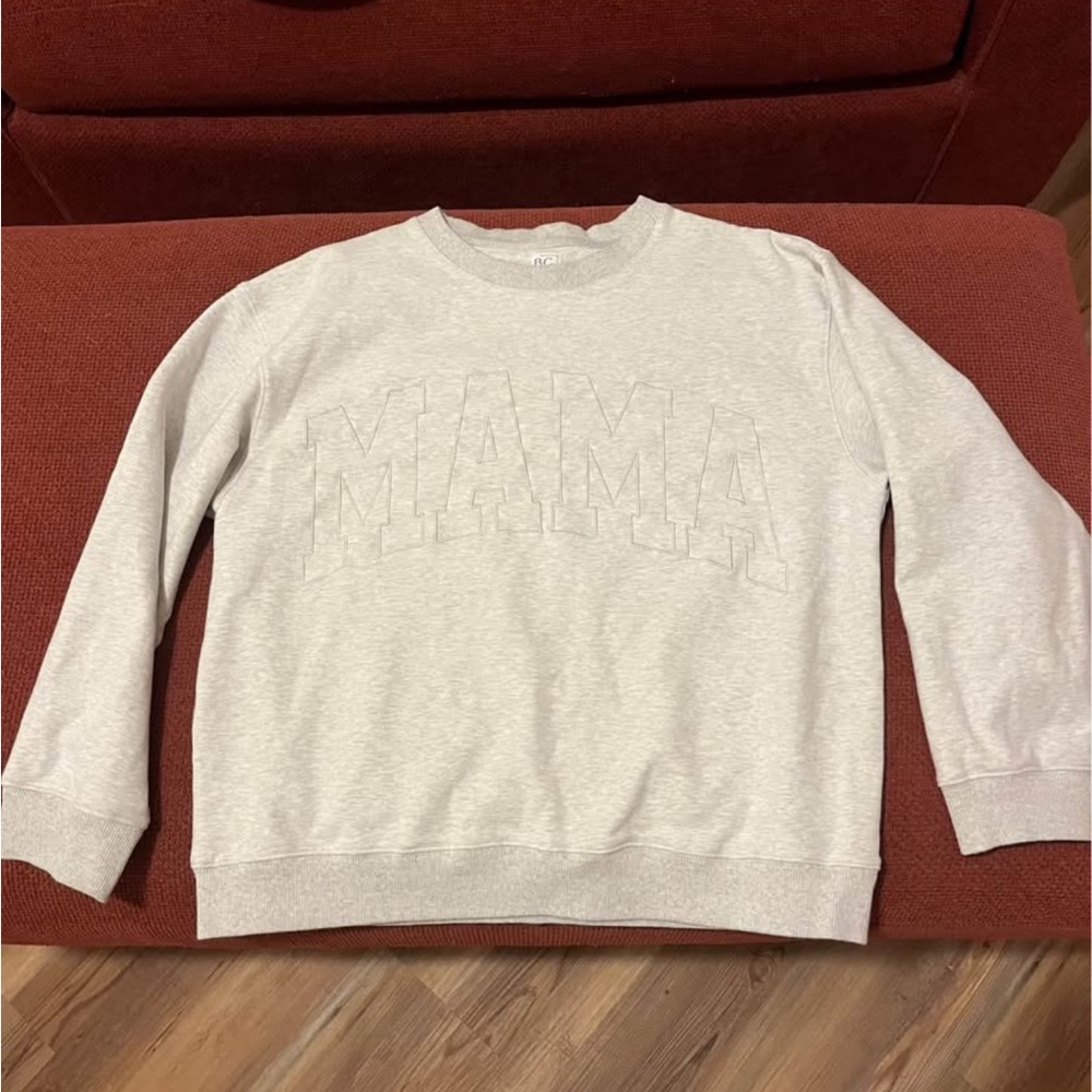 Grey “Mama” Crewneck